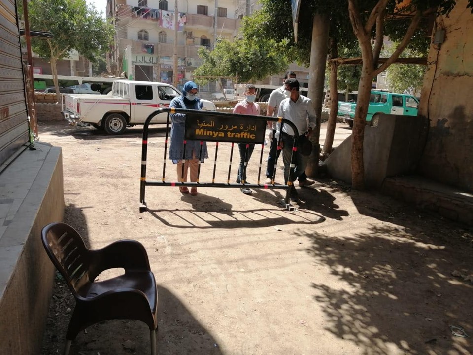 رفع الحجر الصحي عن قريتين وشارعين بالمنيا  (2)