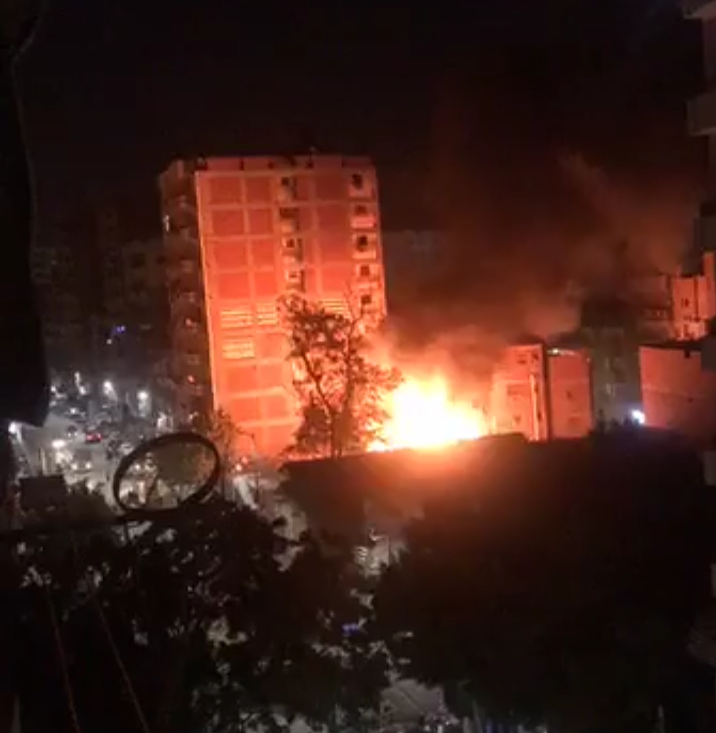 نشوب حريق بمصنع مكرونة بطنطا (2)