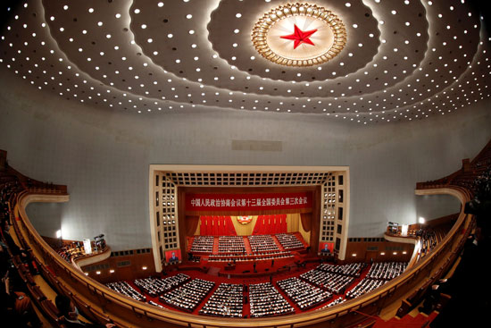 الجلسة الافتتاحية للمؤتمر الاستشارى السياسى للشعب الصينى فى بكين