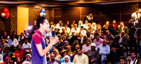 طالب من الغربية يبدع فى الإنشاد (3)