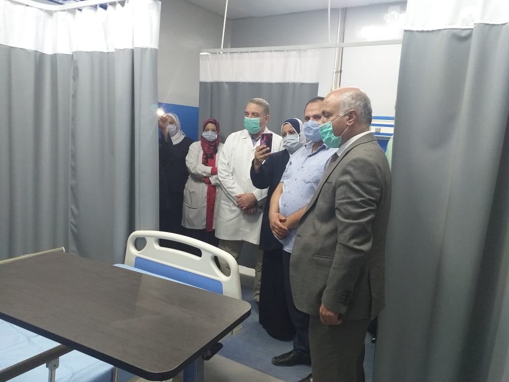 محافظ الغربية يفتتح وحدة العناية المركزة بمستشفى صدر المحلة (3)
