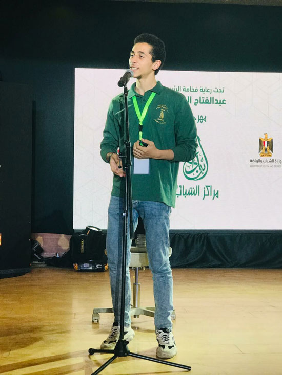 طالب من الغربية يبدع فى الإنشاد (4)