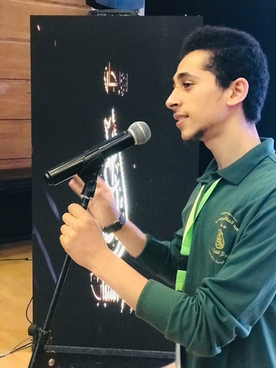 طالب من الغربية يبدع فى الإنشاد (9)