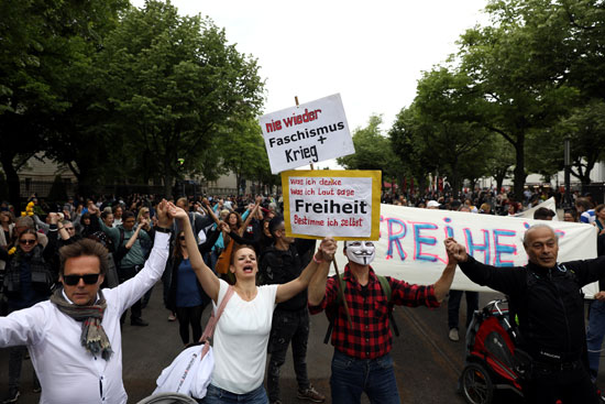 مظاهرات فى ألمانيا
