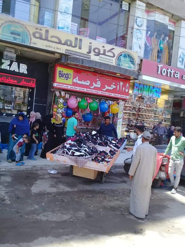 حملة إشغالات مكبرة بشوارع مدينة المحلة الكبرى (2)