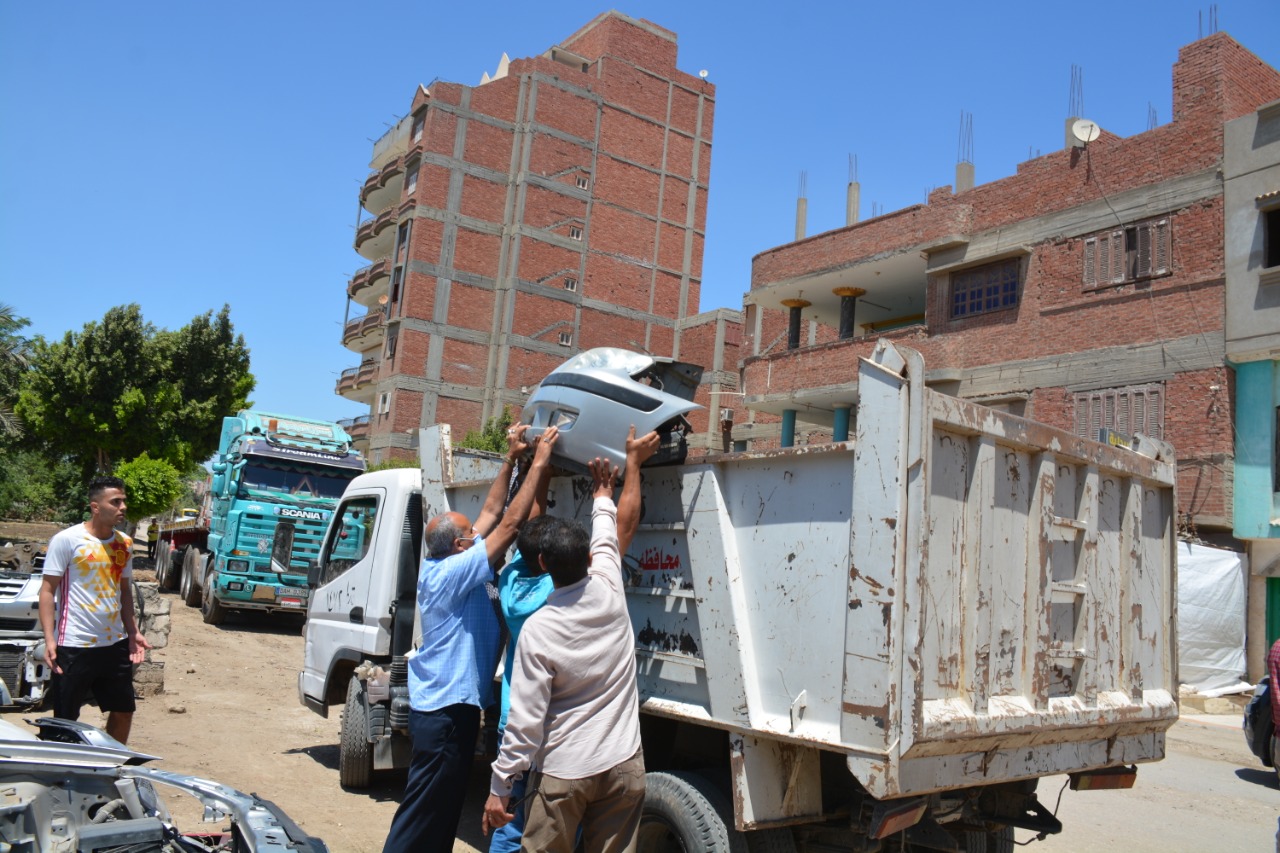 ضبط مخالفات بشبرا الخيمة