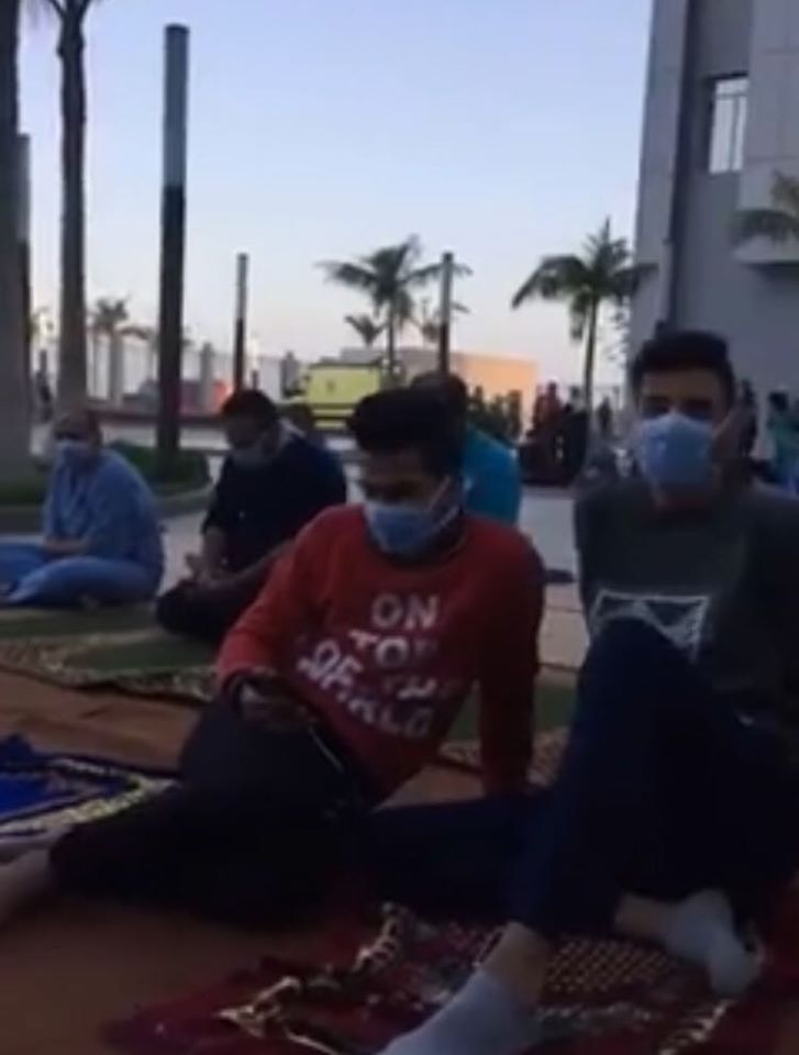 احتفال مستشفى ابو خليفة بعيد الفطر مع المرضى (10)