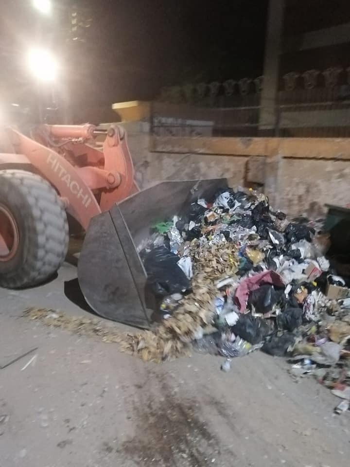 رفع 43 طن قمامة ومخلفات صلبة فى حملة نظافة بحي شمال مدينة الأقصر
