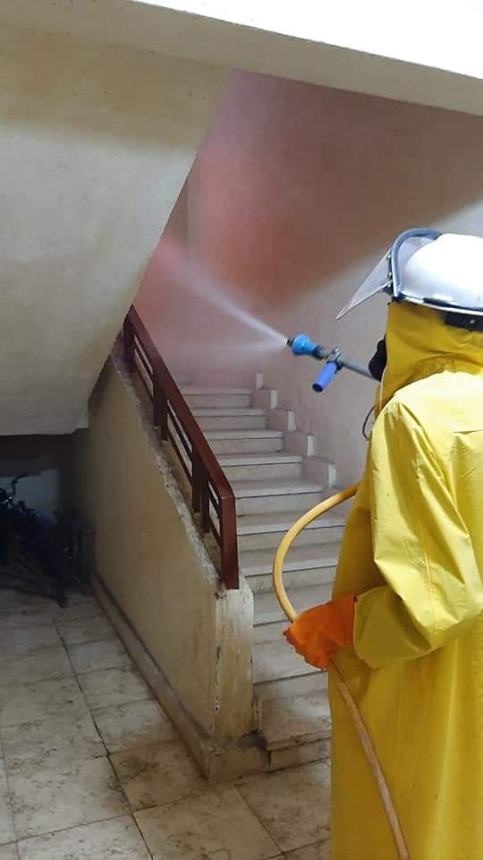 تعقيم المنشأت والشوارع والمنازل ببورسعيد (1)