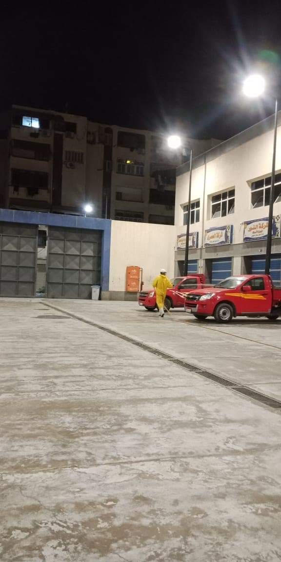 تعقيم المنشأت والشوارع والمنازل ببورسعيد (4)