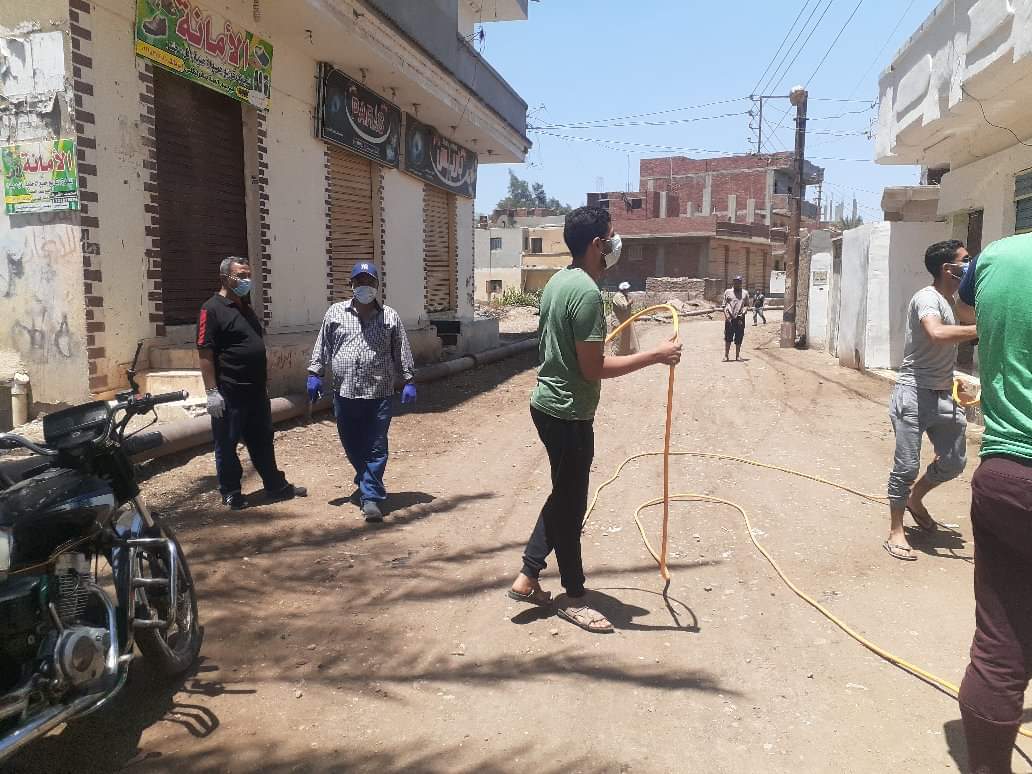 تطهير وتعقيم قرية الرحمانية  (1)