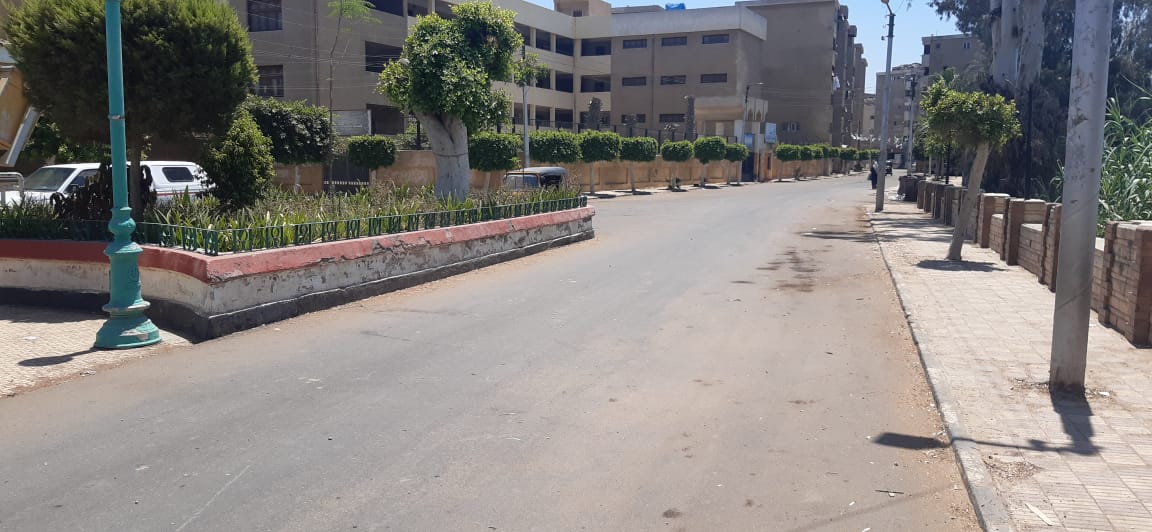 طريق الكورنيش بكفر شكر