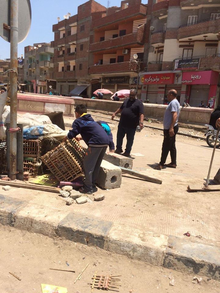 حملة لرفع الاشغالات وفض الاسواق (3)