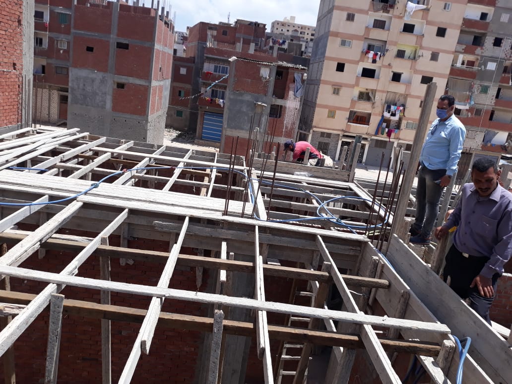 حملات مكثفة بأحياء الإسكندرية للتصدي للبناء المخالف والتعديات علي أملاك الدولة  (2)