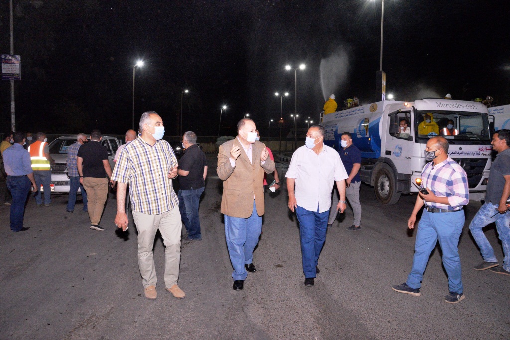 اعمال تطهير ورش شوارع المحافظة  (2)