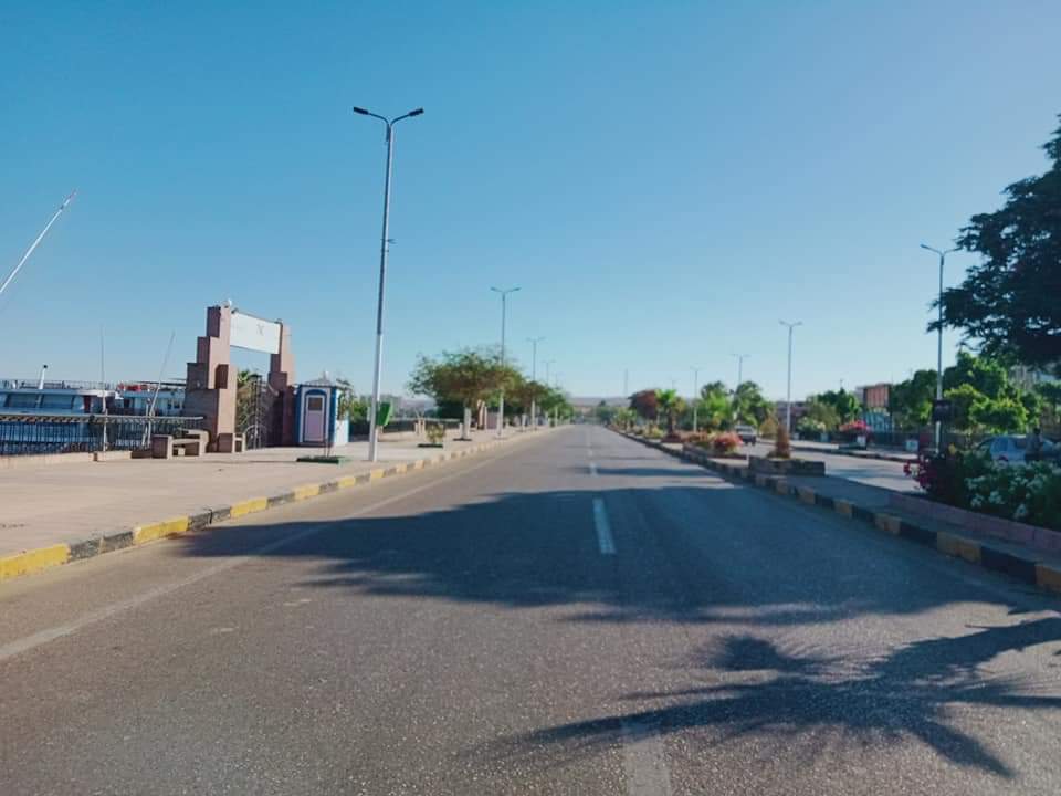التصحيحكورنيش وشوارع أسوان  (1)