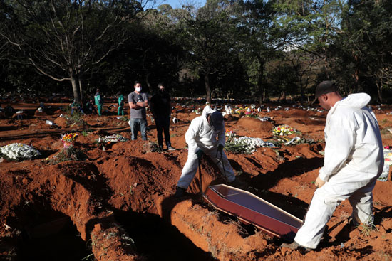 دفن ضحايا كورونا