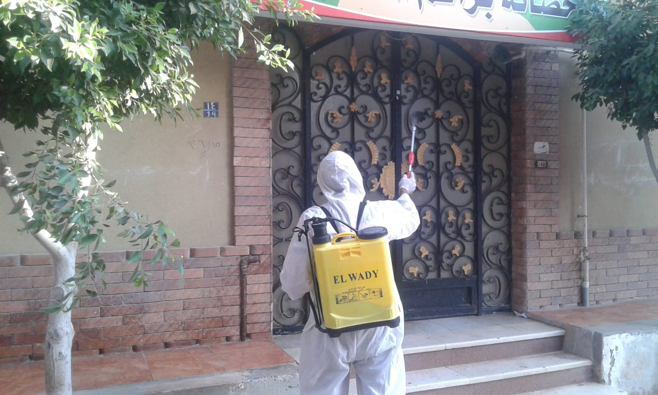 رش وتطهير الشوارع والمنازل بالبحيرة (8)