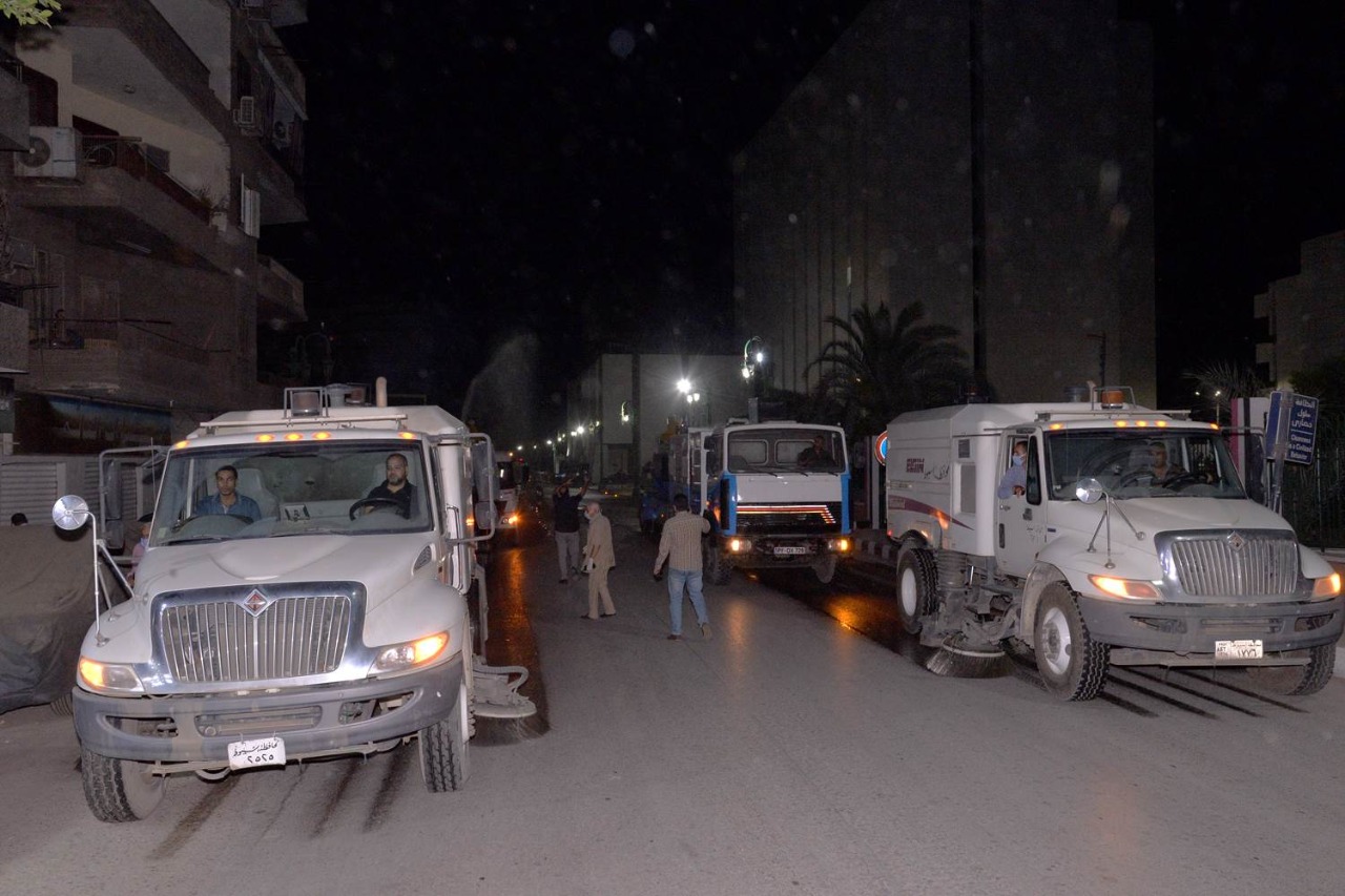 حملات تطهير وتعقيم الشوارع والميادين (5)