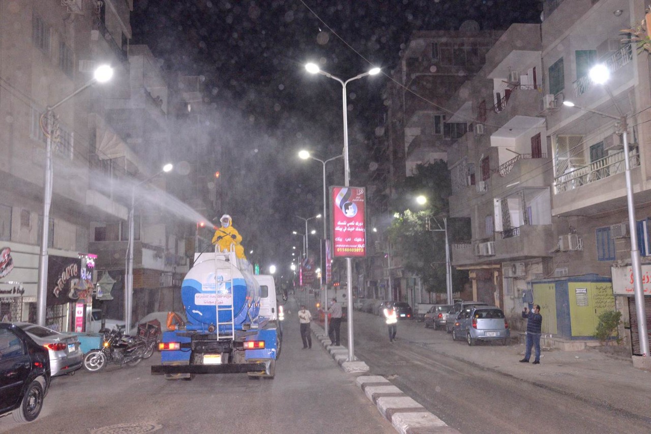 حملات تطهير وتعقيم الشوارع والميادين (3)
