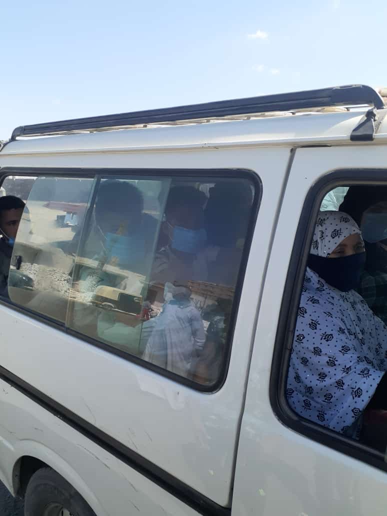 ارتداء الكمامة فى وسائل النقل والمواصلات (3)