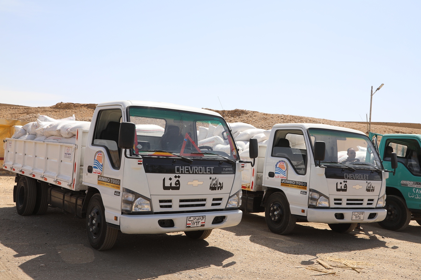 توريد القمح للشون والصوامع فى قنا (4)