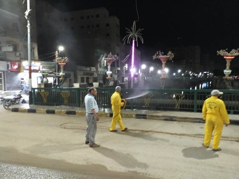 والتطهير للشوارع والمبانى الحكومية  7
