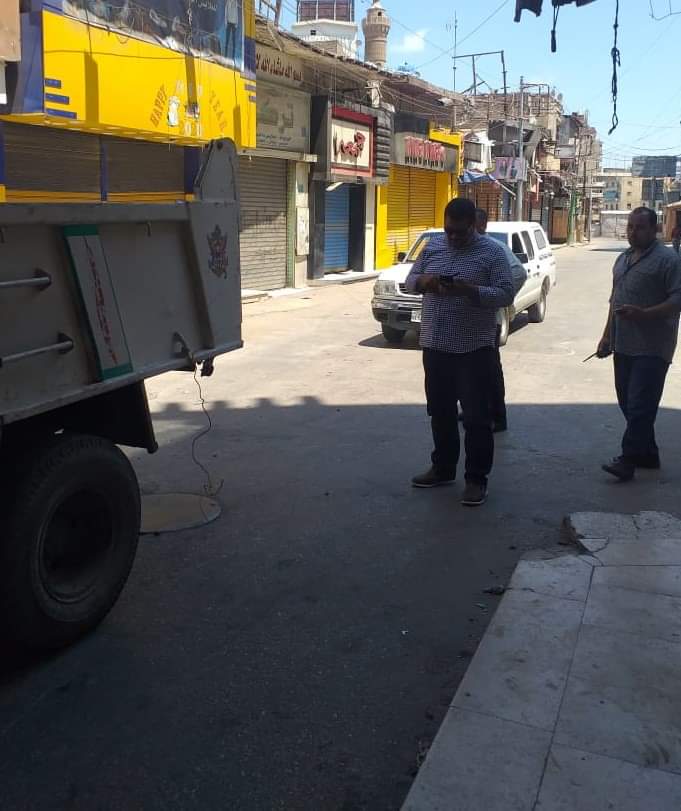 حى ثان طنطا يشن حملات نظافة وتعقيم بالشوارع (1)