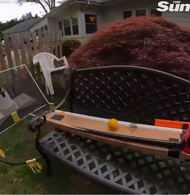 جانب من تسديد كرة السلة