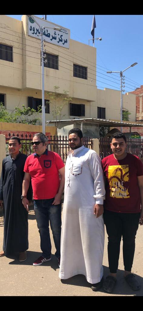 صاحب مقطع أجري ياشيخ بعد خروجه من مركز شرطة نبروة  (1)