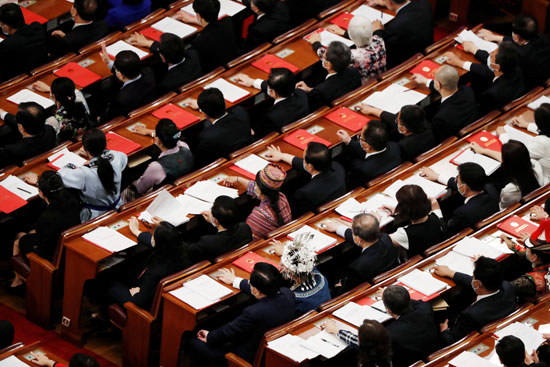 جلسة البرلمان الصينى