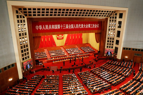 مشهد عام للبرلمان الصين