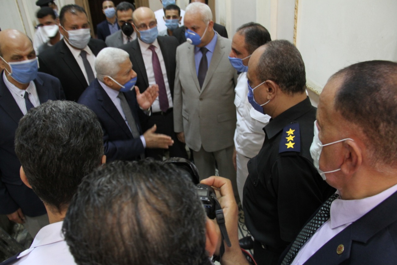 رئيس محكمة النقض يتفقد سير العمل بالمحكمة (10)