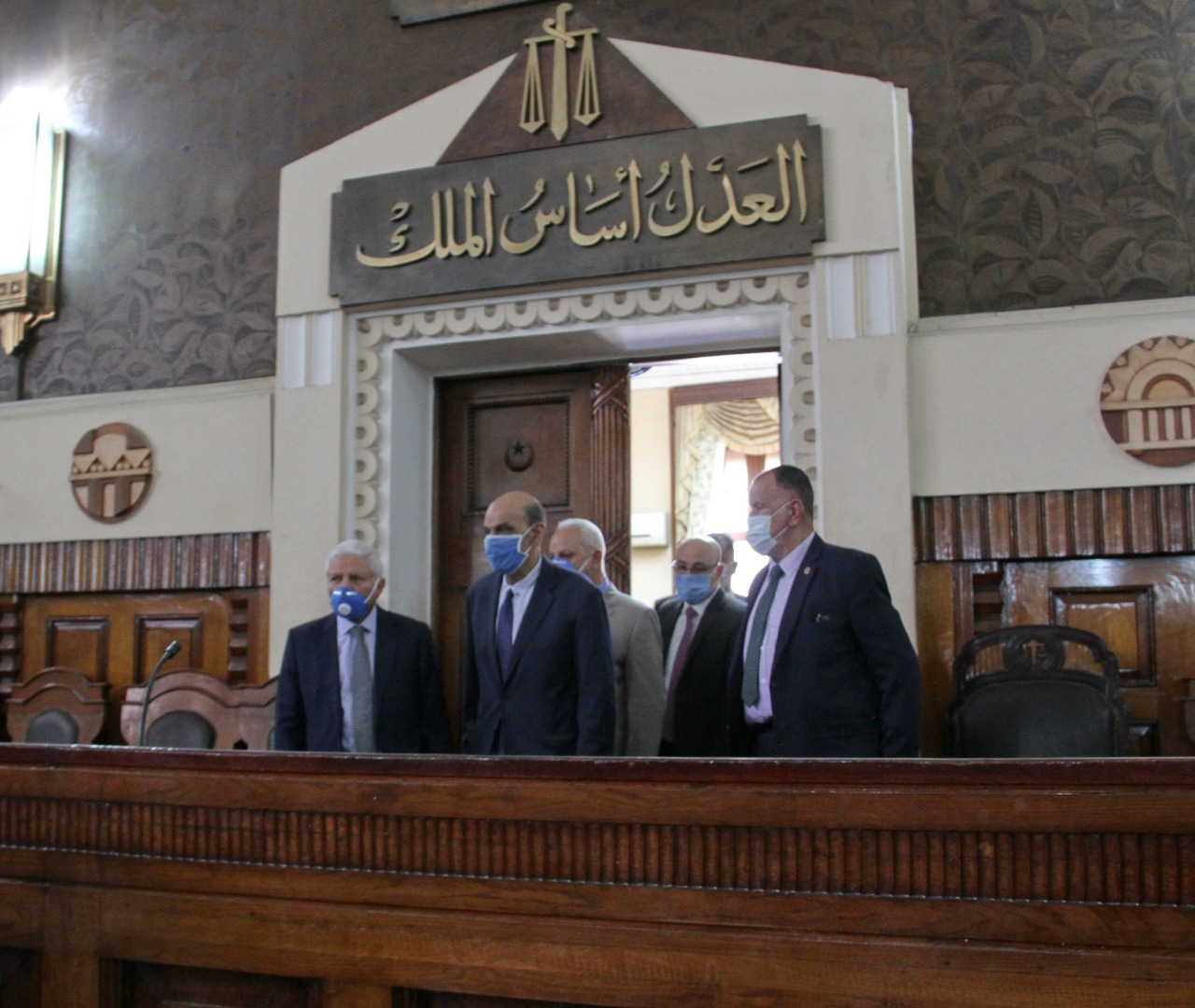 رئيس محكمة النقض يتفقد سير العمل بالمحكمة (9)