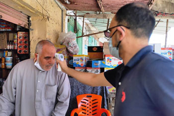 عزل الحالات المخالطة لمدير عزل أبو قير السابق بكفر الشيخ (7)