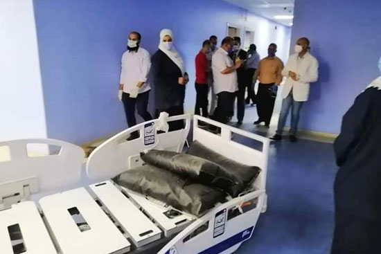  تجهيزات طوارئ بلبيس كمستشفى عزل (3)