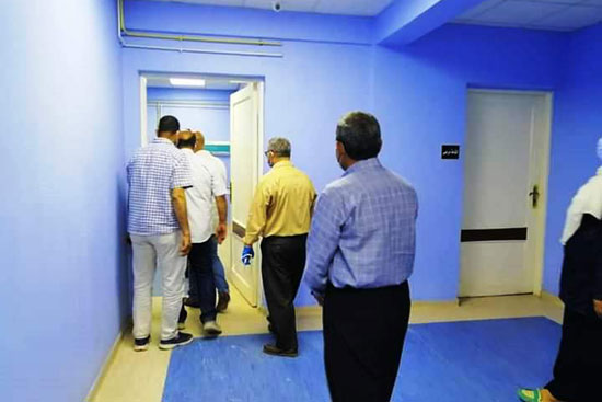  تجهيزات طوارئ بلبيس كمستشفى عزل (4)