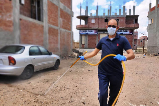 عزل الحالات المخالطة لمدير عزل أبو قير السابق بكفر الشيخ (5)