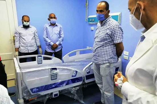  تجهيزات طوارئ بلبيس كمستشفى عزل (6)