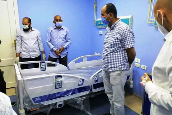  تجهيزات طوارئ بلبيس كمستشفى عزل (2)