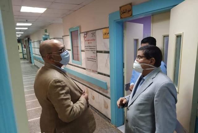 رئيس هيئة التأمين الصحي خلال الزيارة 5