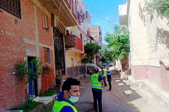 مبادرة بعزبة البرنس فى بنها لتطهير الشوارع  (9)