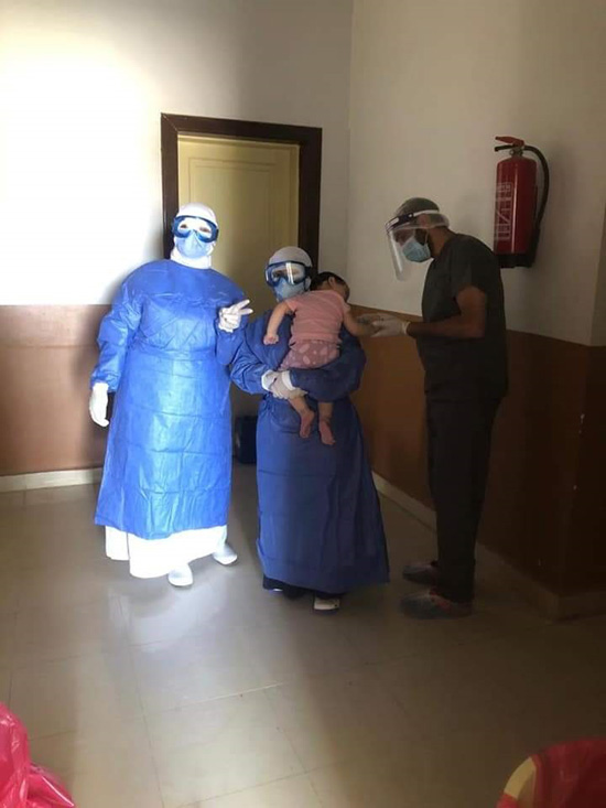 تعافى 10 حالات جديدة من فيروس كورونا وخروجها من العزل ببنى سويف (1)