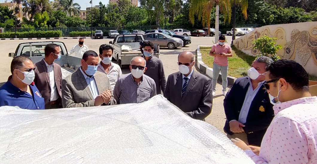 مستشفى دمنهور التعليمى يتسلم وحدة PCR لإجراء تحاليل فيروس كورونا (3)