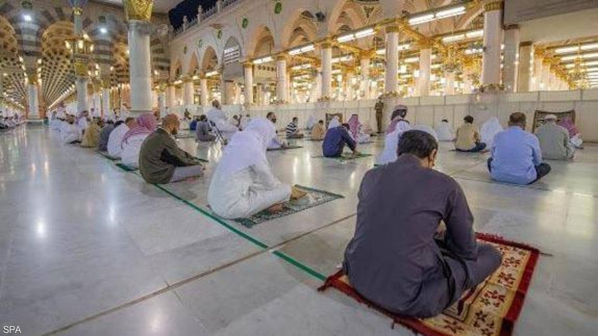 صلاة الفجر فى المسجد النبوى اليوم