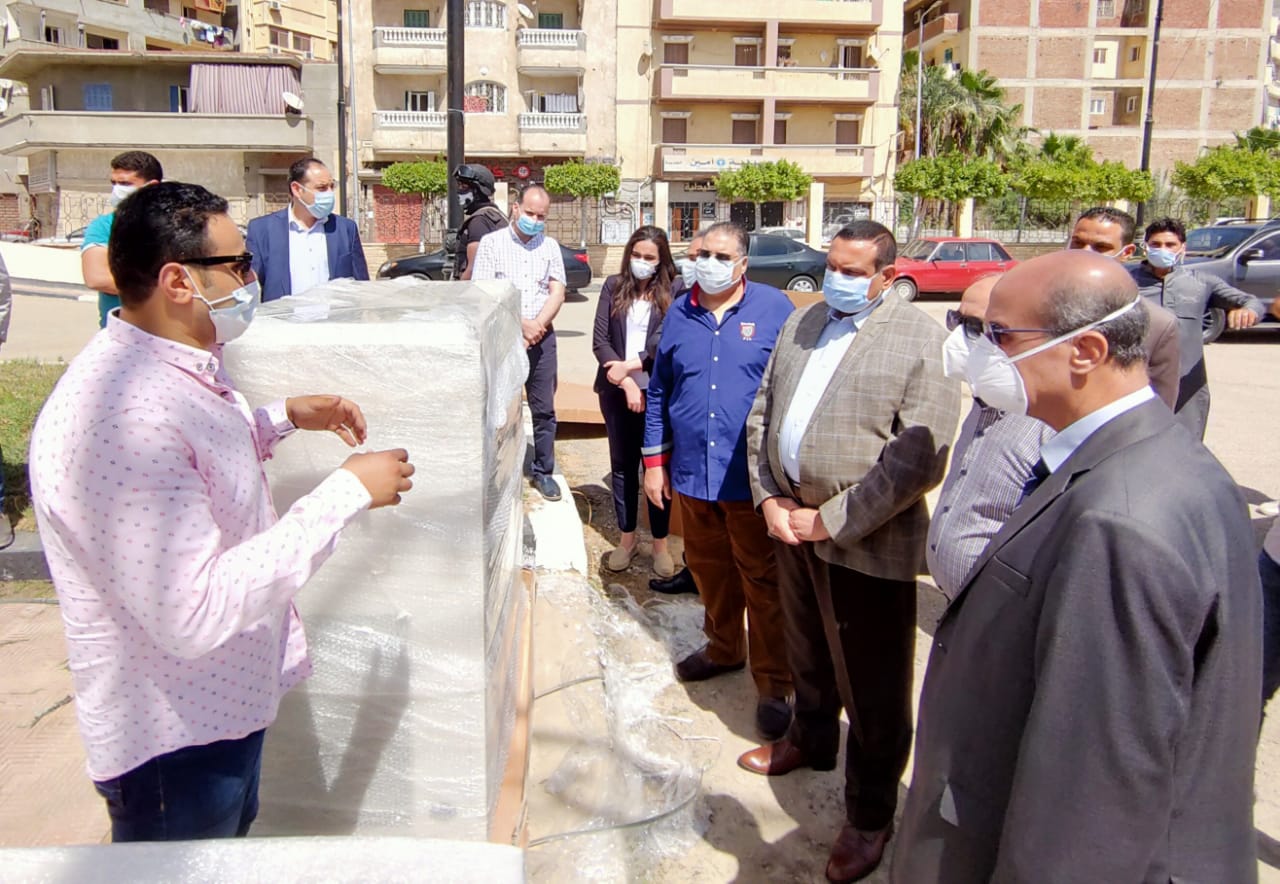 مستشفى دمنهور التعليمى يتسلم وحدة PCR لإجراء تحاليل فيروس كورونا (2)