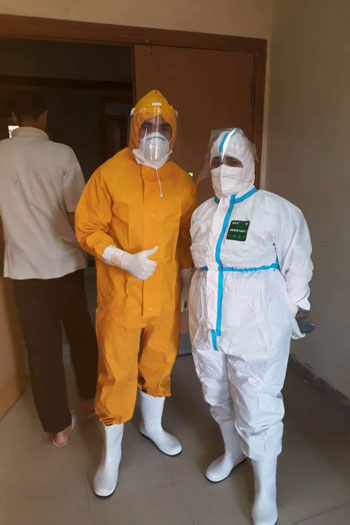 إجراء عمليتين قيصريتين لسيدتين مصابتين بكورونا (6)