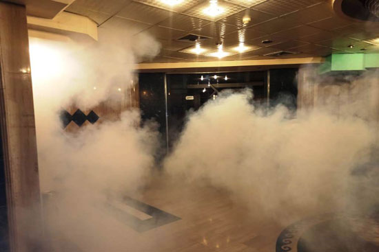 وحدة تعقيم ذكية بنقابة الصحفيين (7)