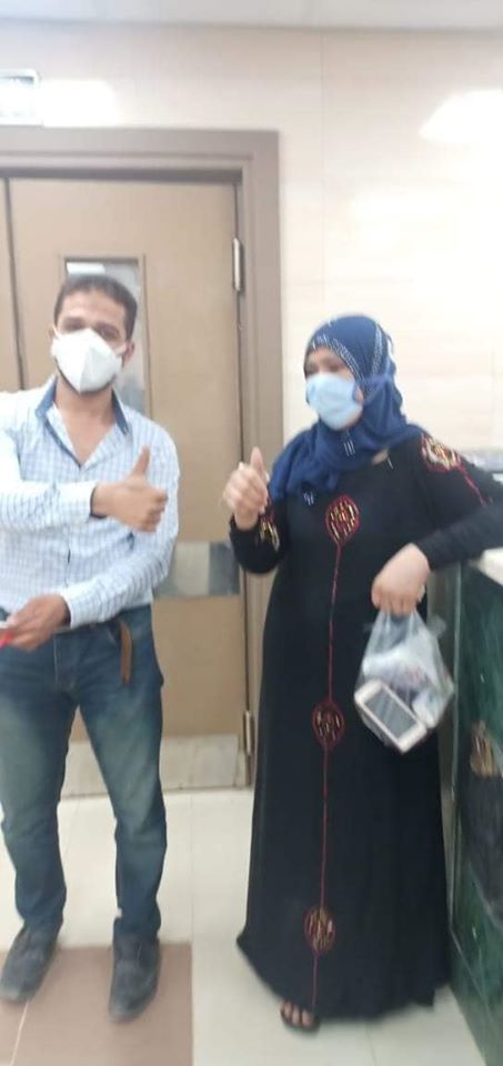 تعافي سيدة من الإصابة