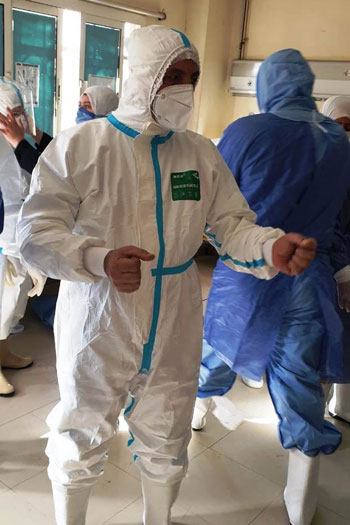 إجراء عمليتين قيصريتين لسيدتين مصابتين بكورونا (8)